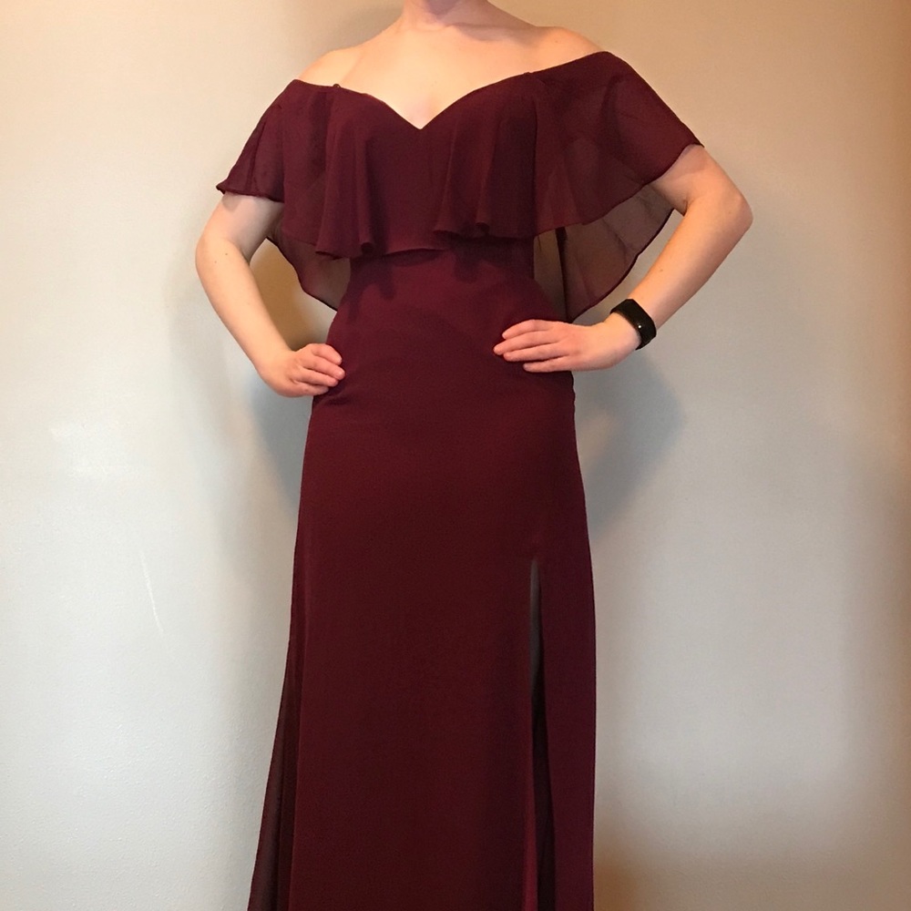 NEW WITH TAGS! Bill Levkoff-Wine Colored Dress
